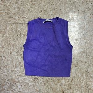 Zara sweater tank